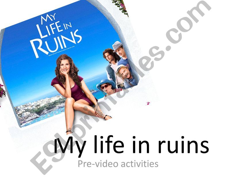 My life in ruins - PPP powerpoint