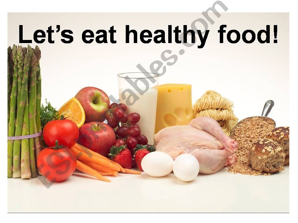 Healthy Eating powerpoint
