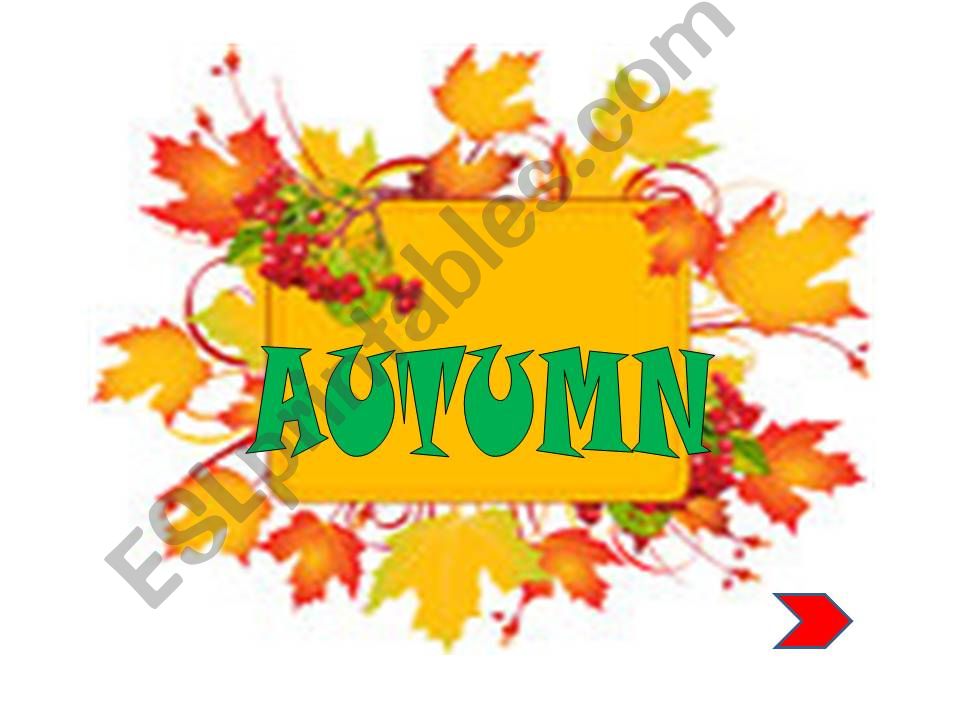 AUTUMN powerpoint