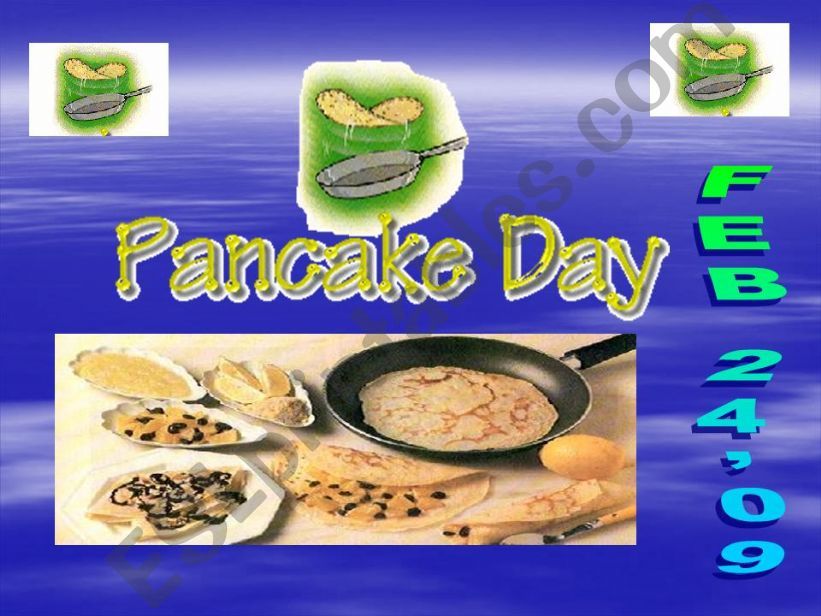 PAN CAKE DAY powerpoint