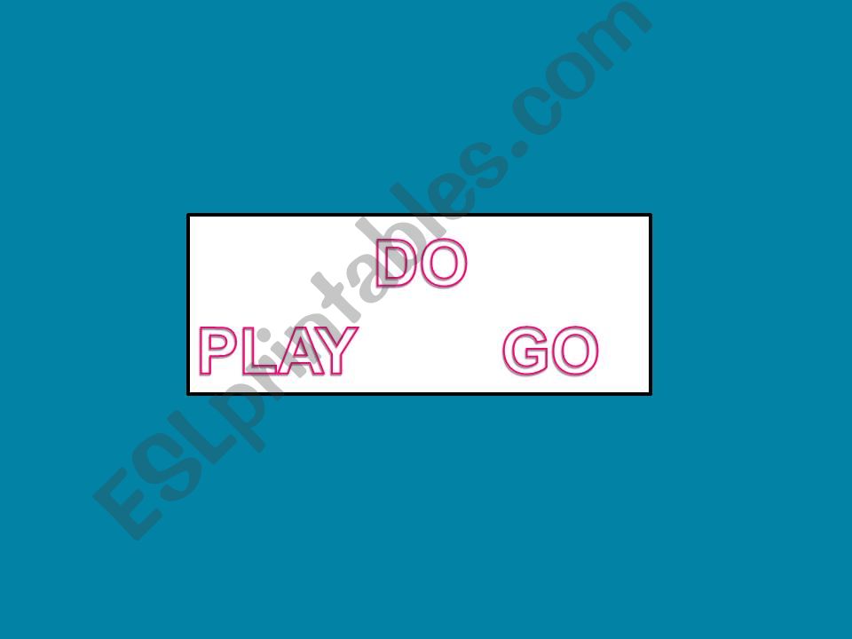 do play go with sports powerpoint