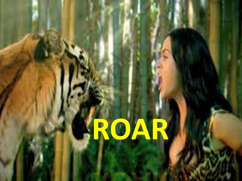 katy perry - roar powerpoint