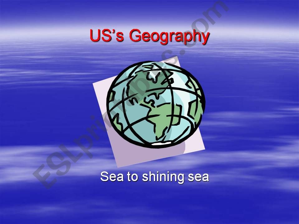 US Geography powerpoint