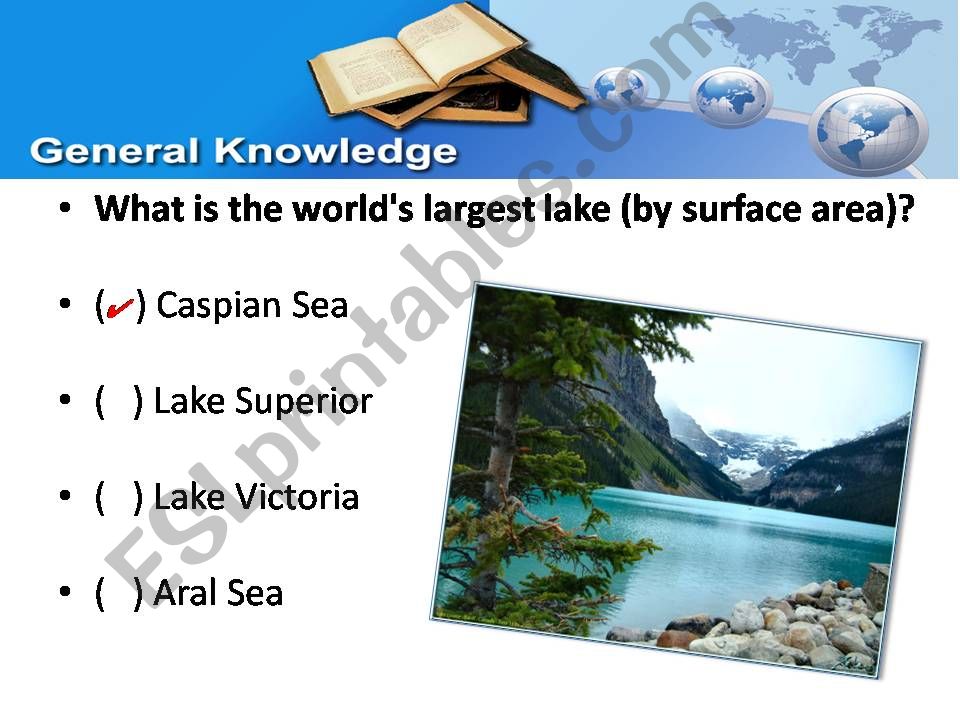 General Knowledge Quizz powerpoint