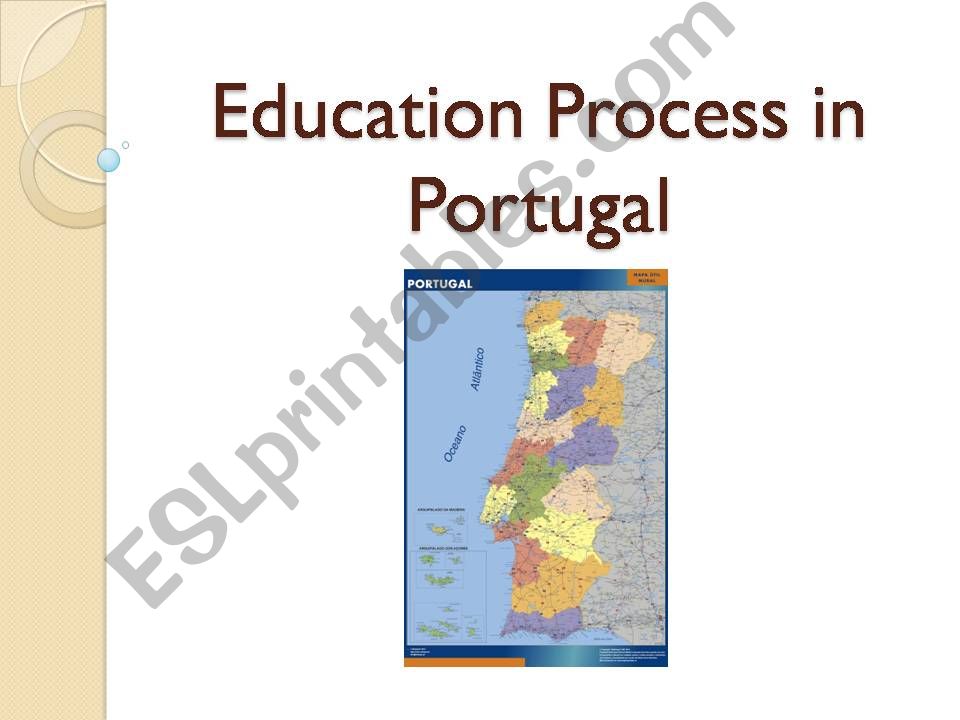 Education Process in Portugal powerpoint