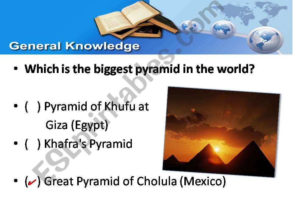 General Knowledge Quizz part 3