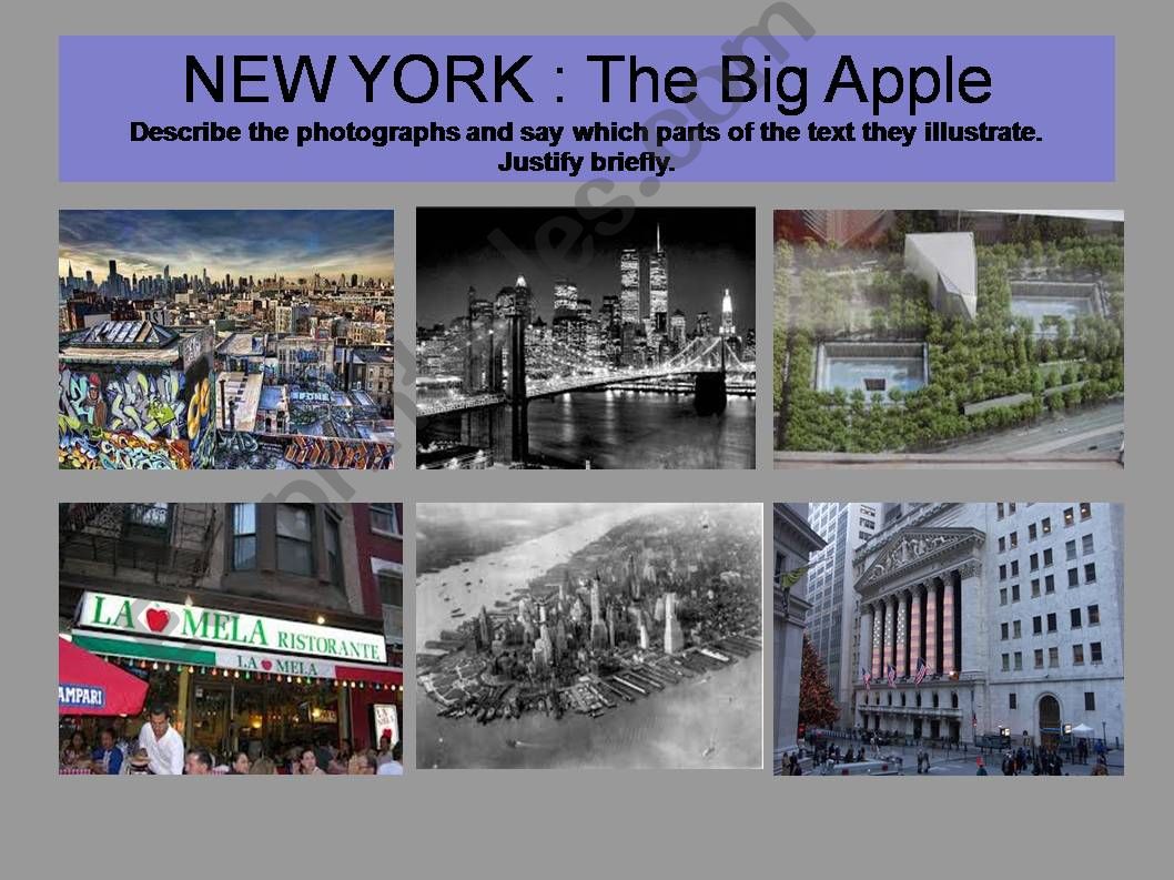 NEW YORK CITY powerpoint