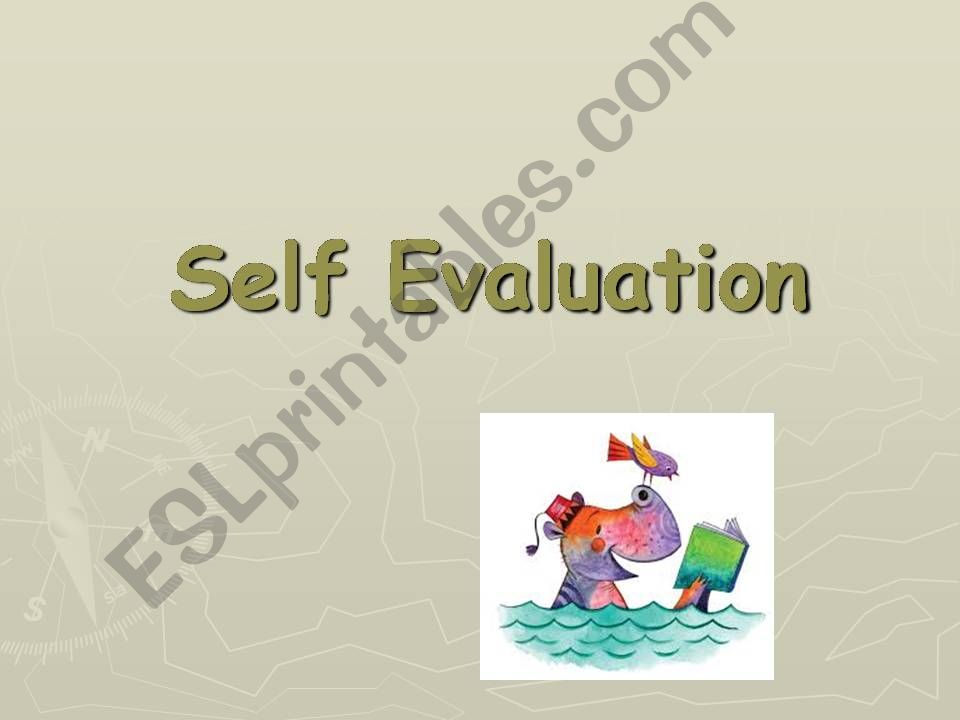 Self Evaluation powerpoint