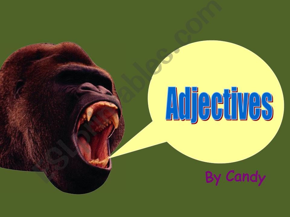 Adjectives 02 powerpoint