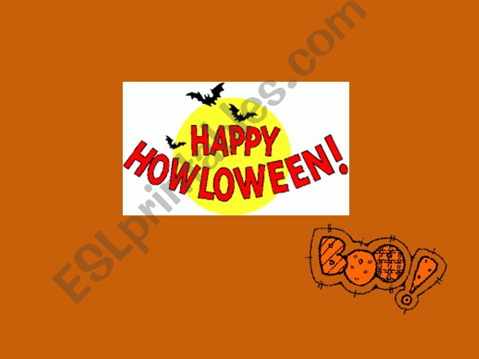 simple halloween vocabulary powerpoint