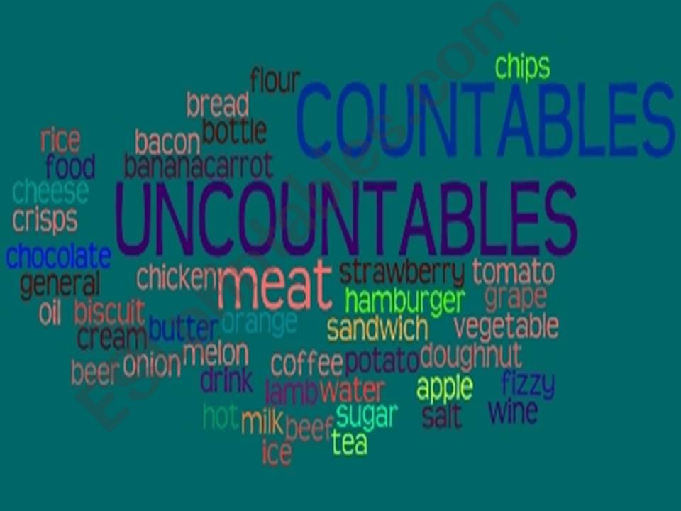 Сountables and uncountables