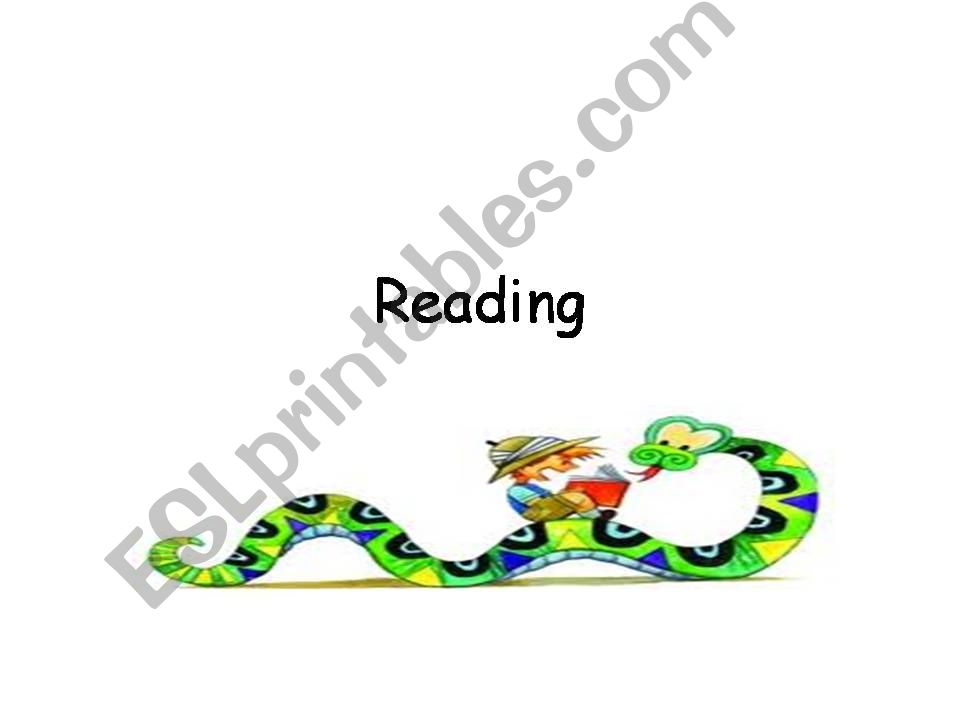 Reading exercise  powerpoint
