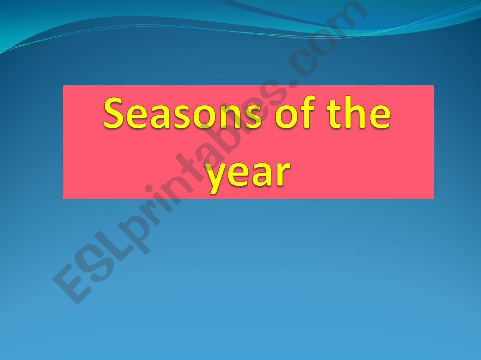 season powerpoint