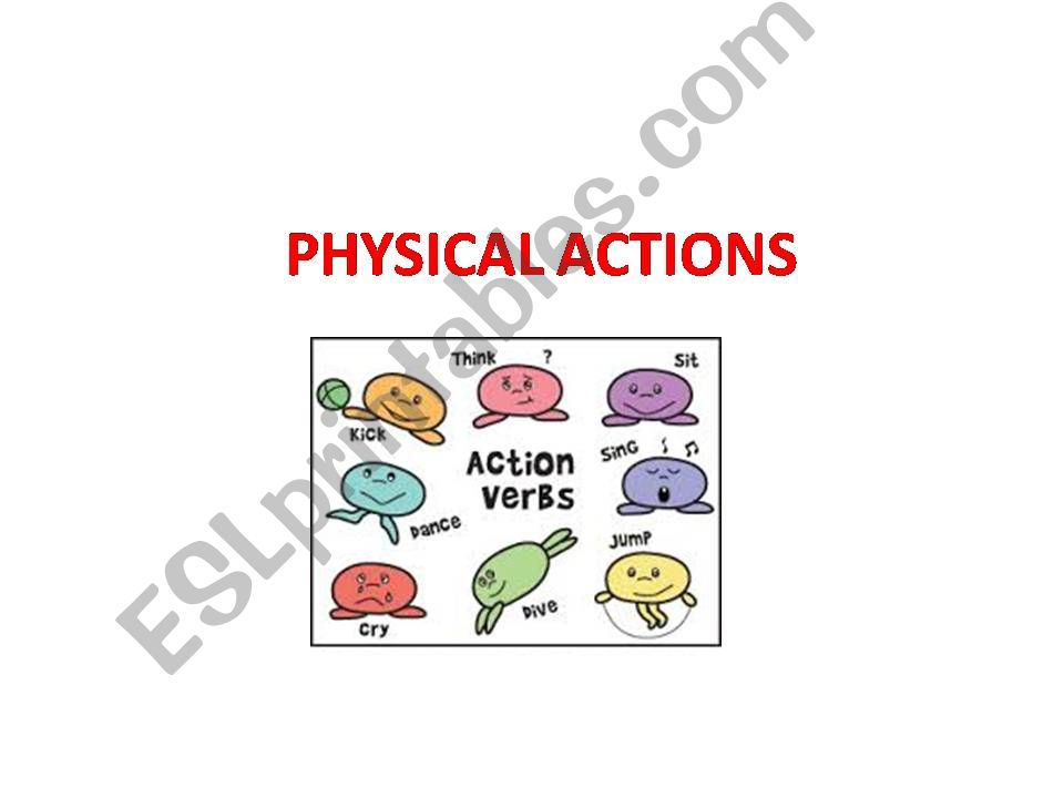 Action verbs powerpoint