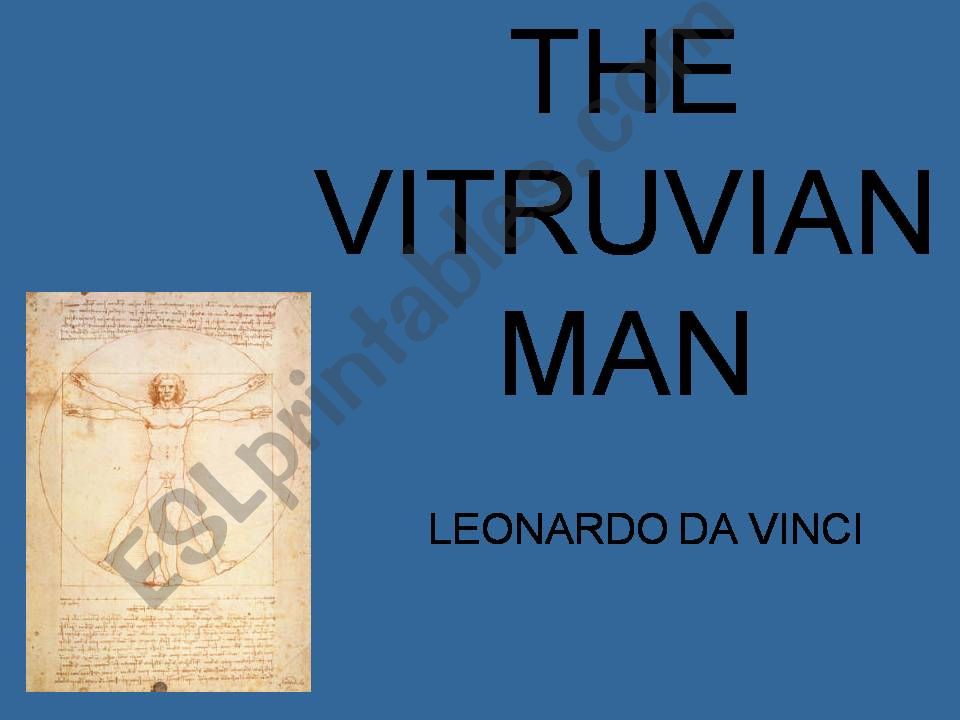The Vitruvian Man powerpoint