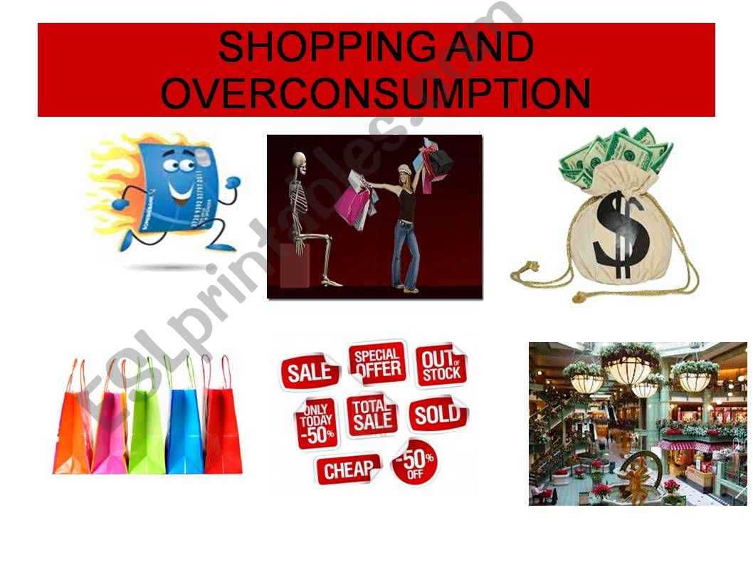 shopping and overconsumption powerpoint
