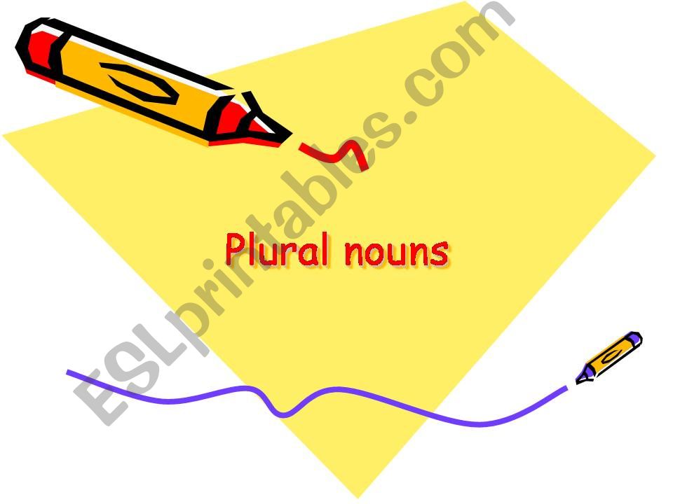 plural nouns powerpoint