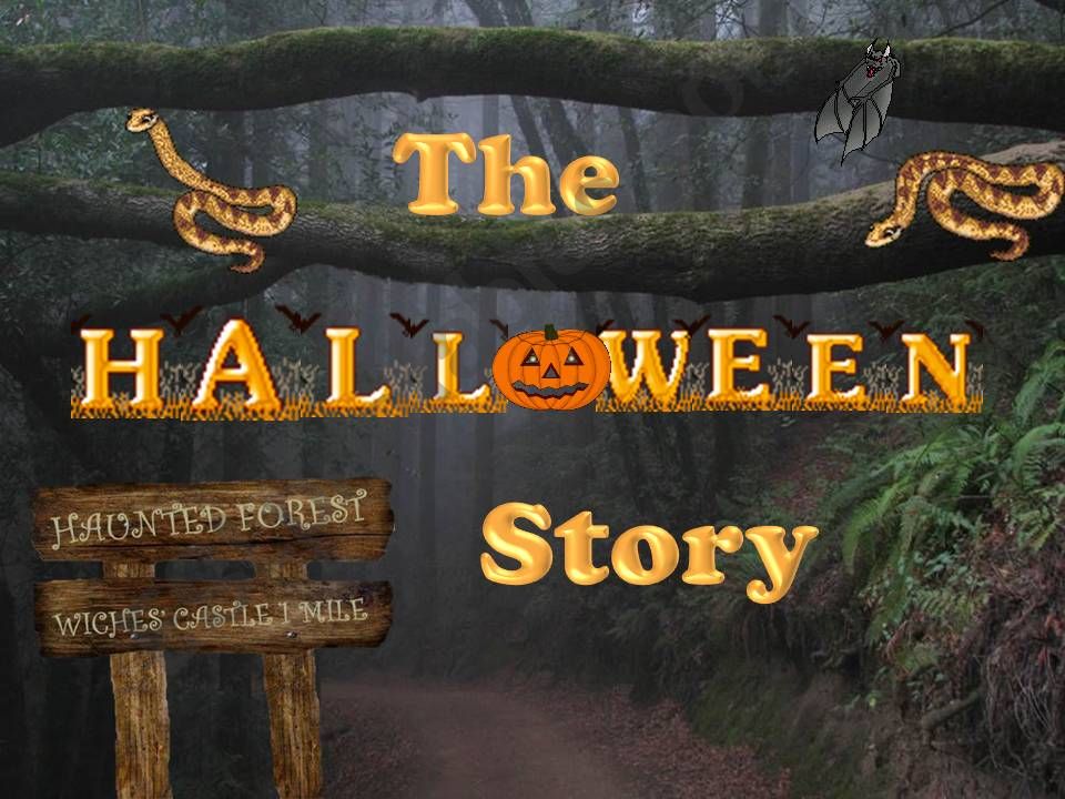 The Halloween Story powerpoint