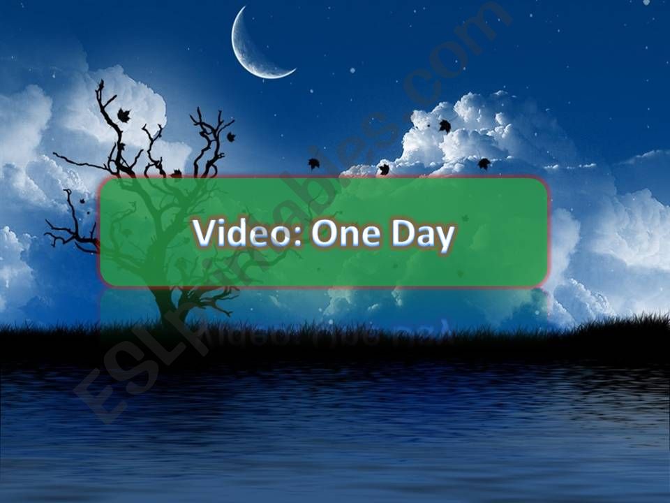 Video activity powerpoint