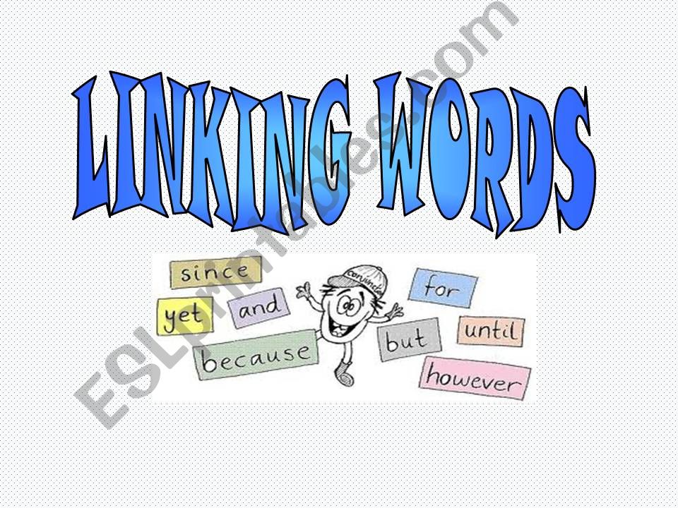 LINKING WORDS powerpoint