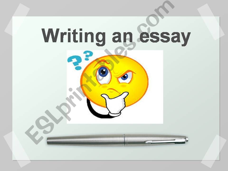 Tips to write an essay powerpoint