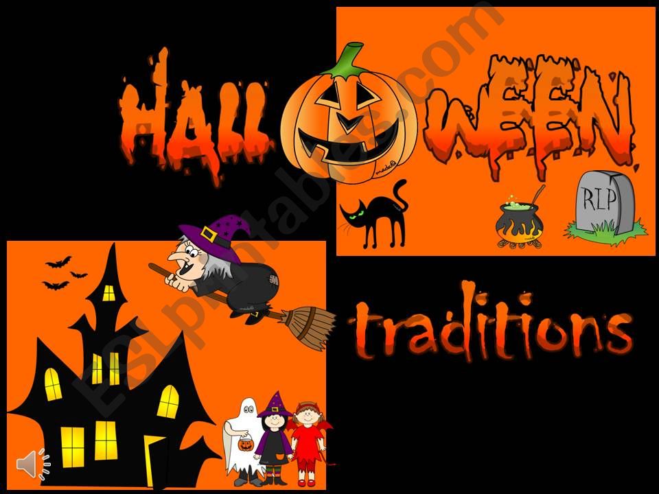 Halloween traditions *with sound and animation* (1/4)