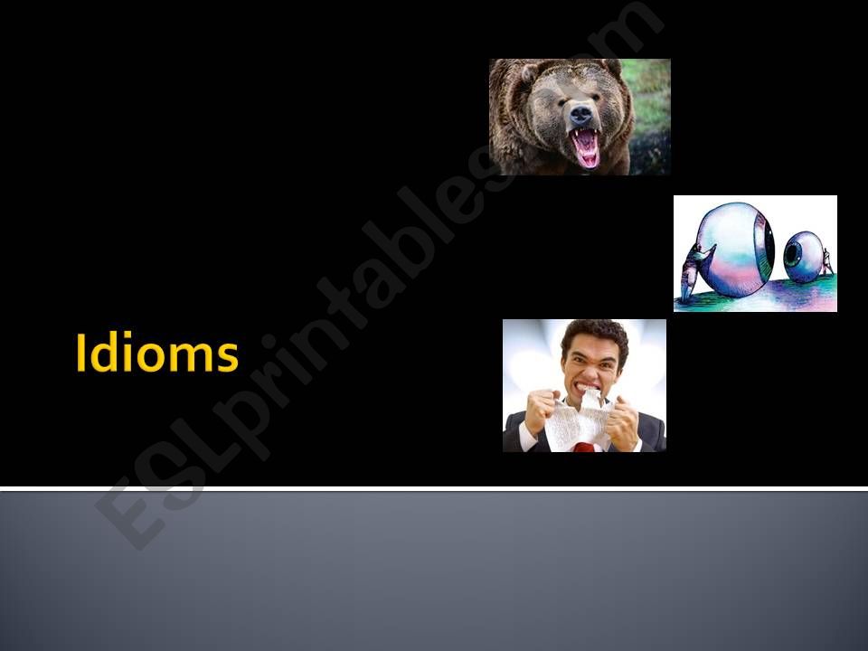 idioms with body-parts powerpoint