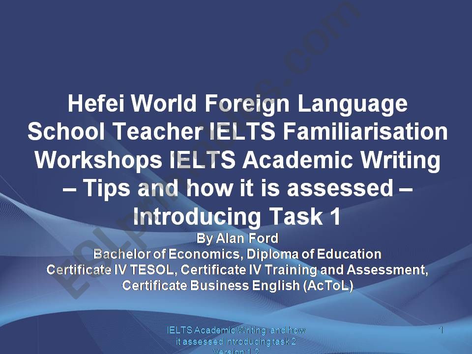 IELTS Academic Wriitng - How it is assessed? Task 2