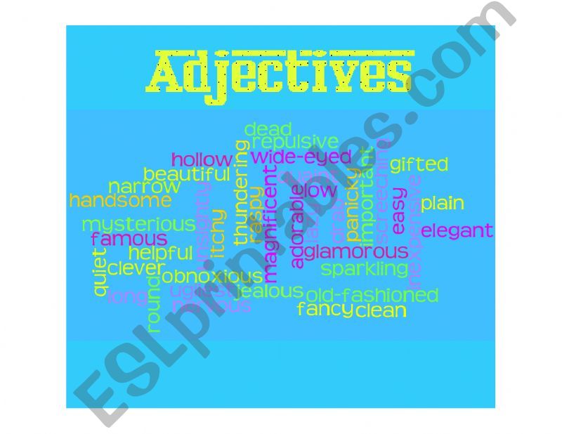 Adjectives powerpoint