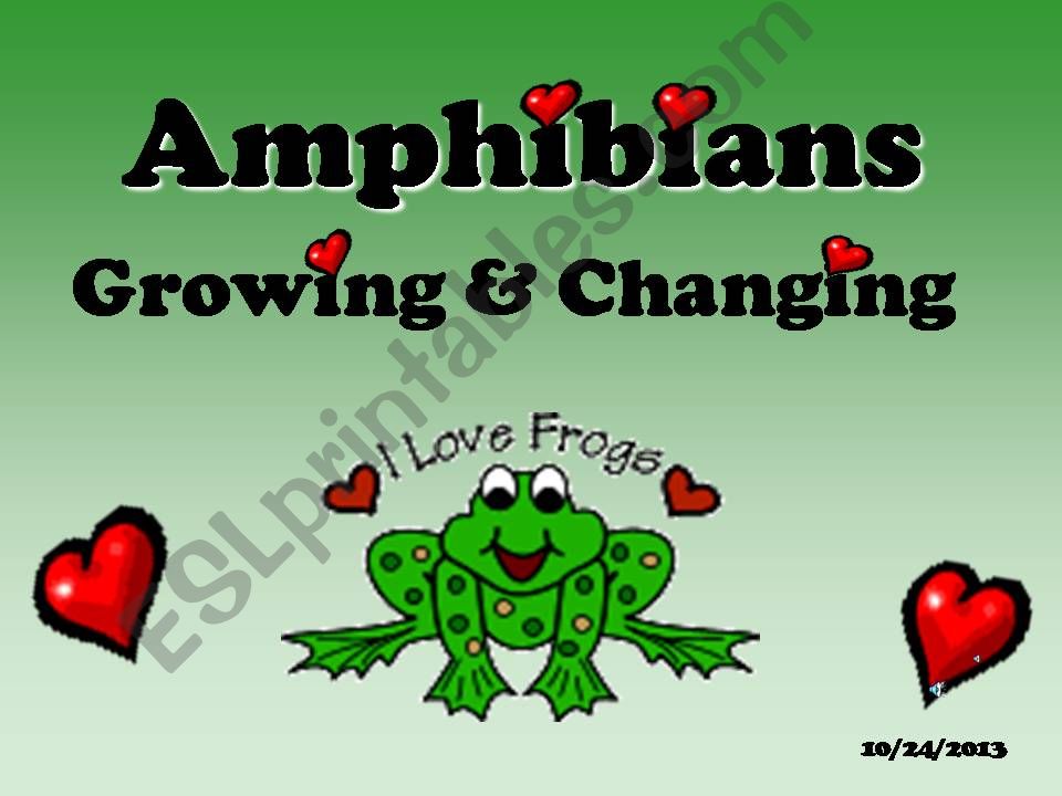 Amphibians Life Cycle powerpoint