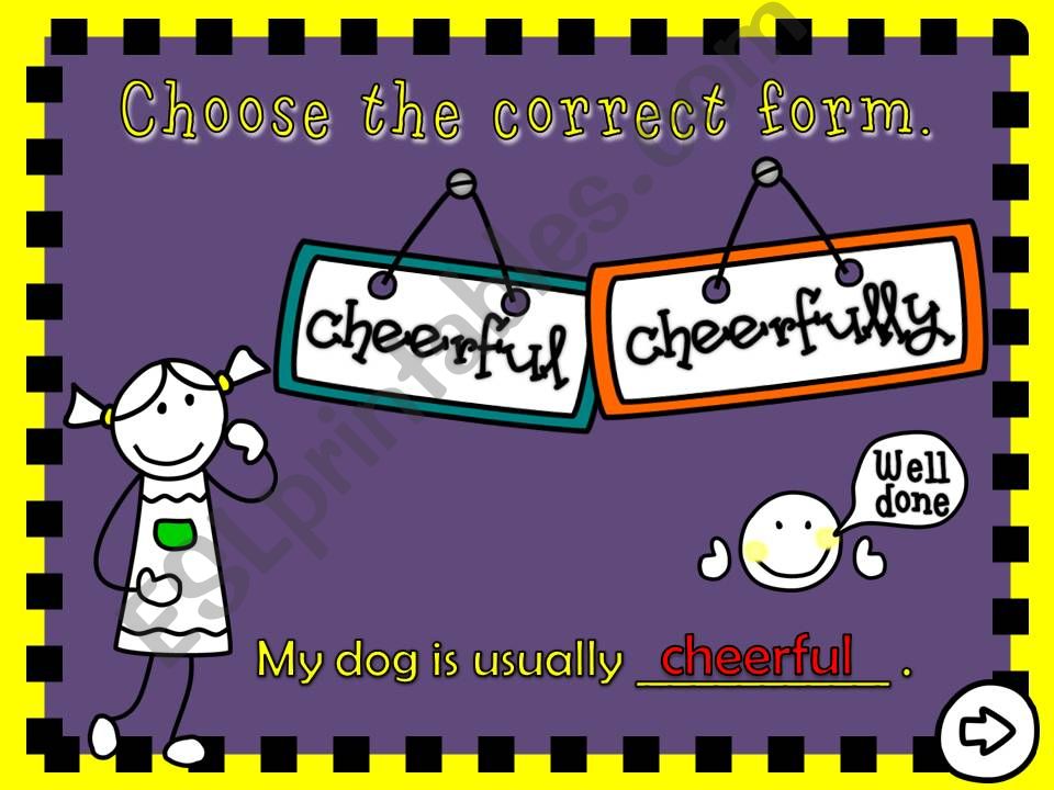 Adjectives and adverbs (2/2) powerpoint