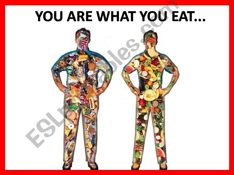 You are what you eat powerpoint