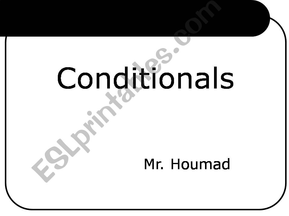 conditionals powerpoint