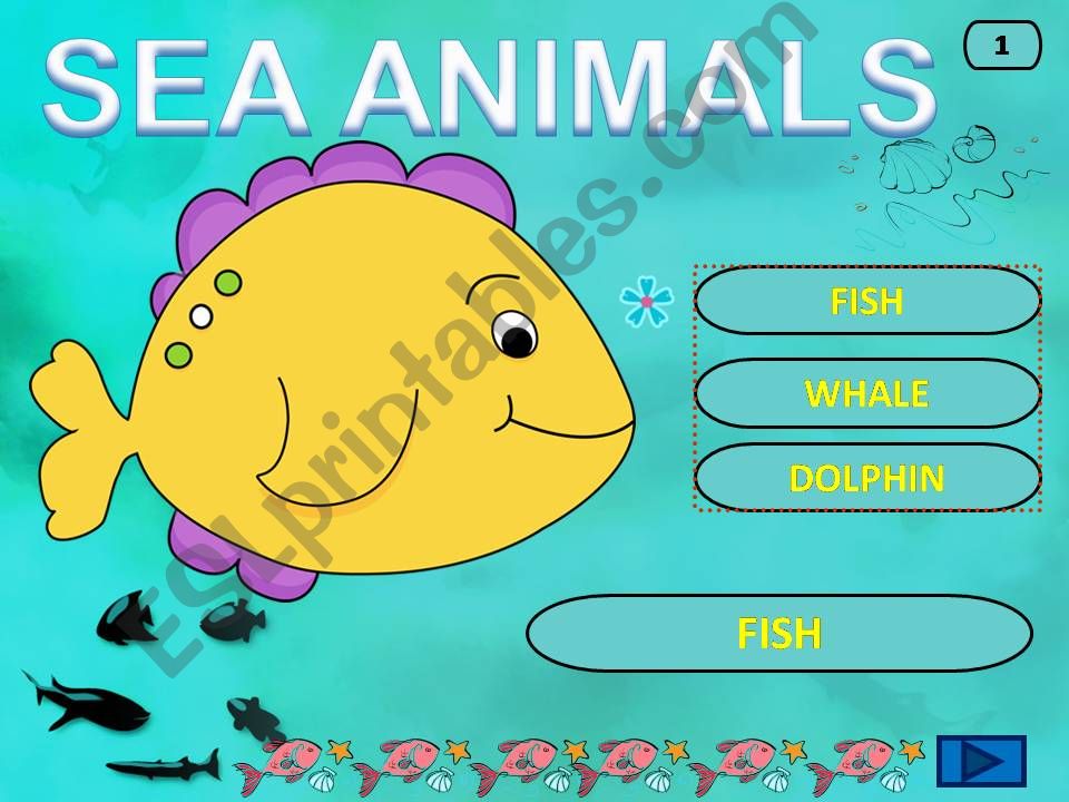 Sea Animals powerpoint