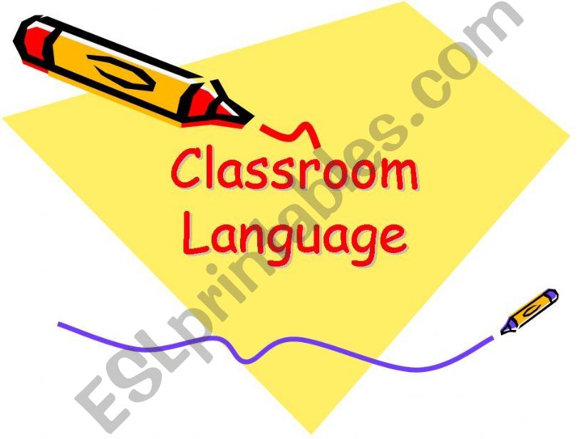 Classroom Language powerpoint