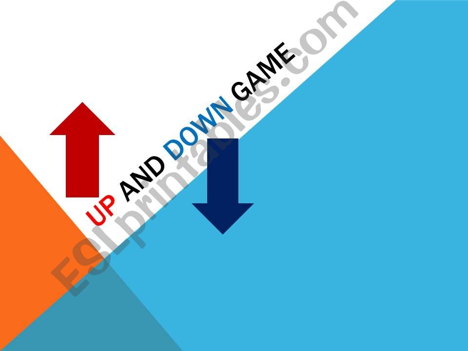 Animals - up and down game ppt
