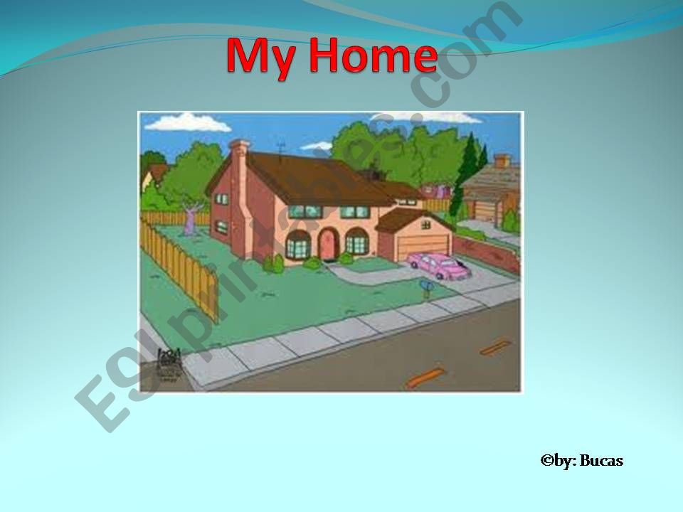 My Home-Disappearing Text powerpoint