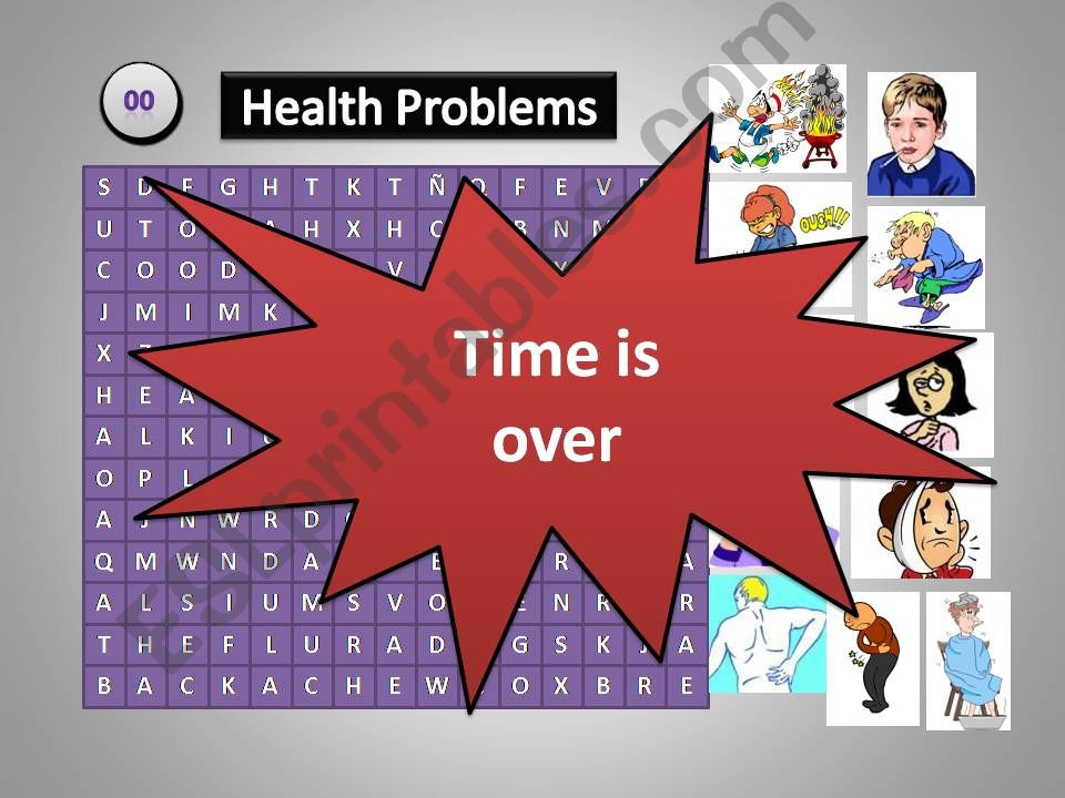 Health problems powerpoint