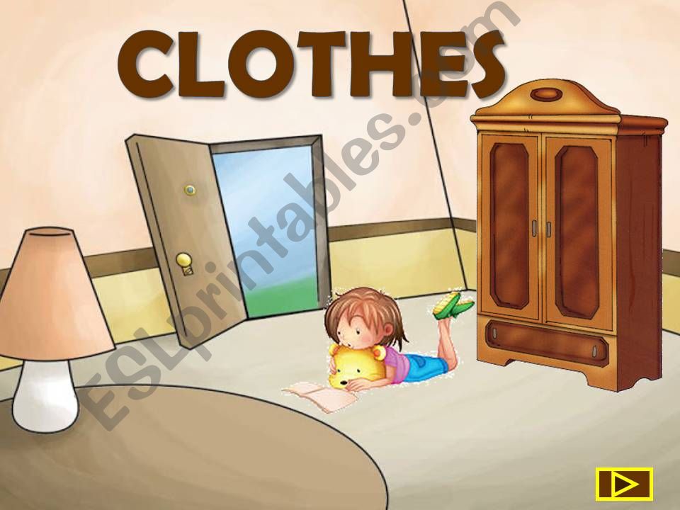 CLOTHES - VOCABULARY PRESENTATION