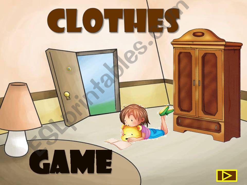 CLOTHES - GAME powerpoint