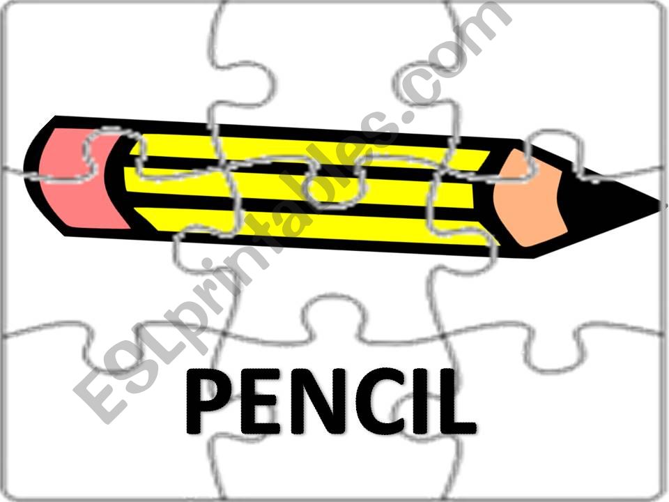School objects for preschool  powerpoint