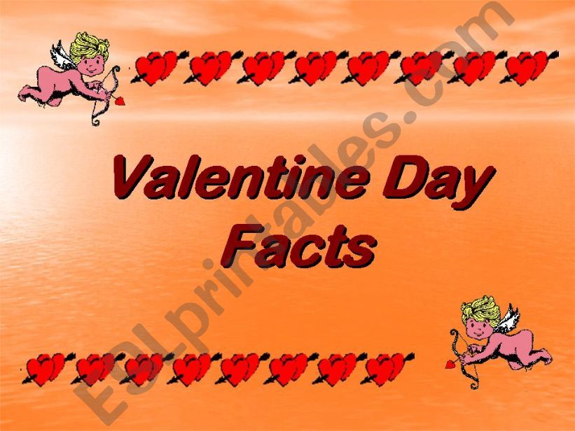 Valentine Day Facts powerpoint