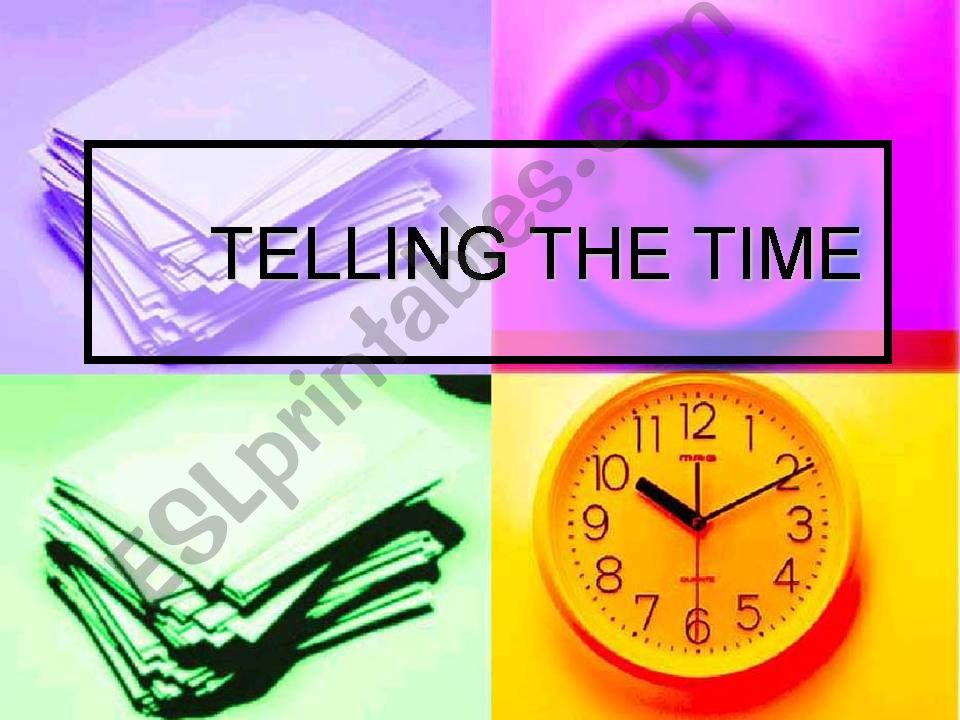 telling the time powerpoint