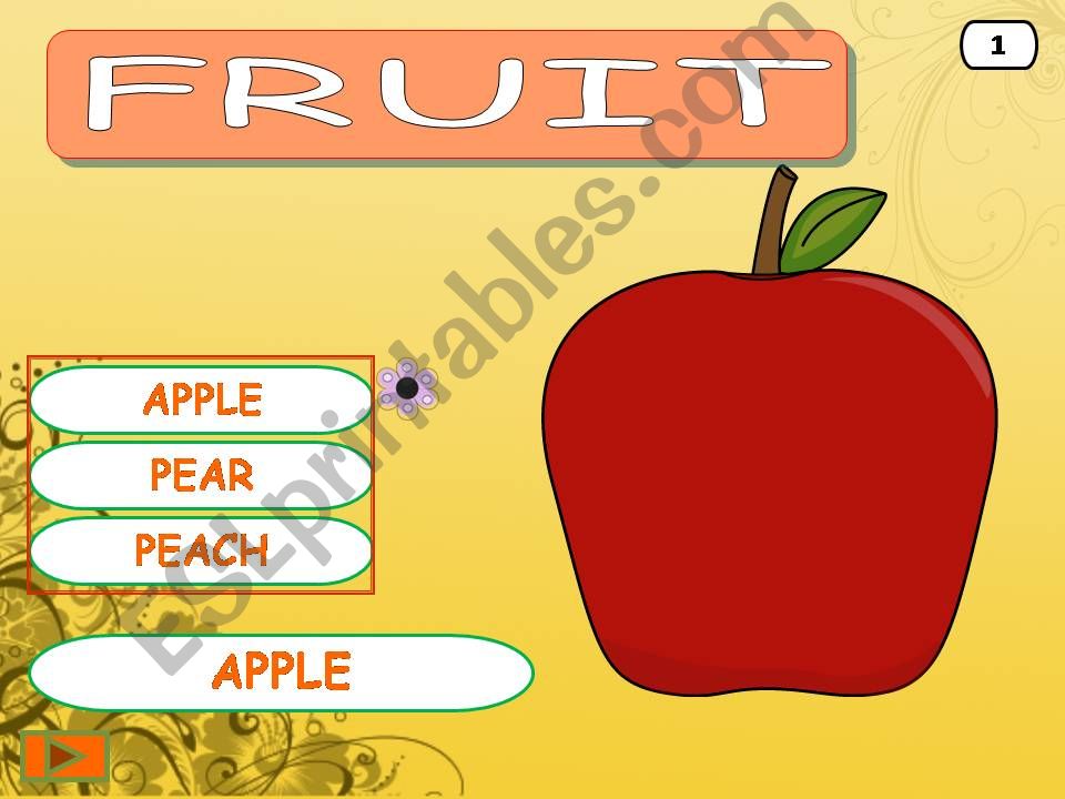Fruit powerpoint