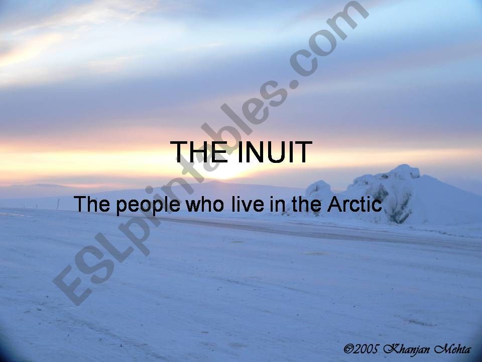 The Inuit powerpoint