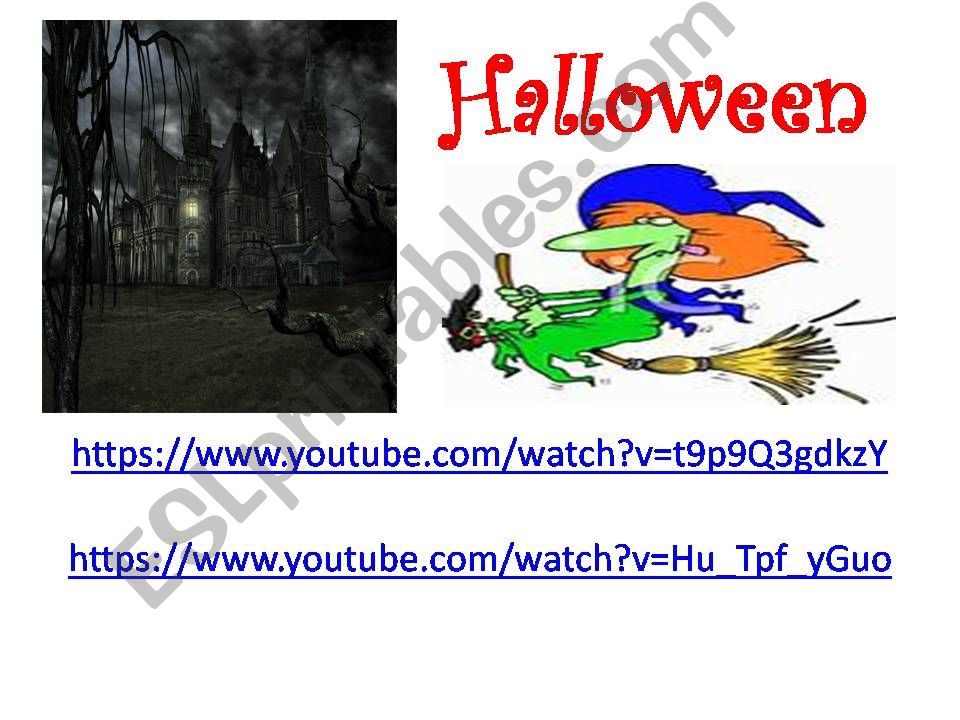 Halloween song  powerpoint