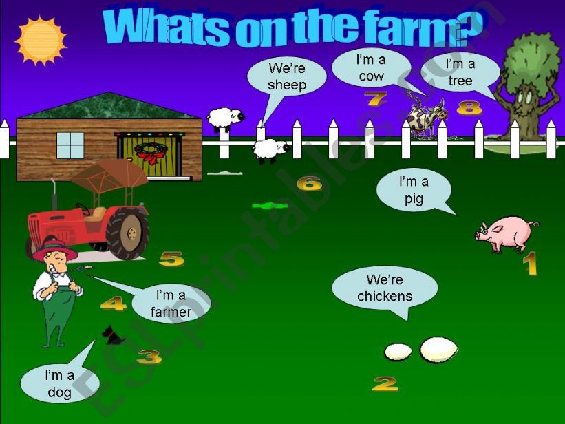 Whats on the farm powerpoint
