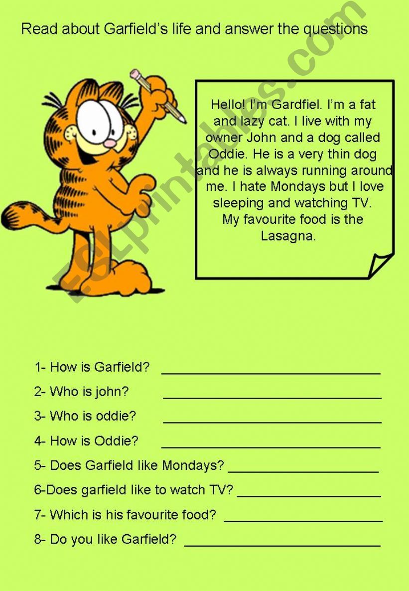Garfield powerpoint