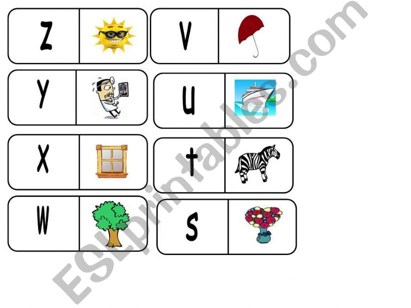 alphabet domino powerpoint