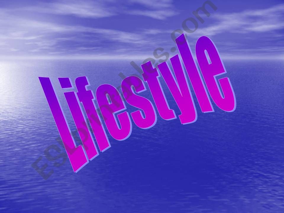 Lifestyle  powerpoint